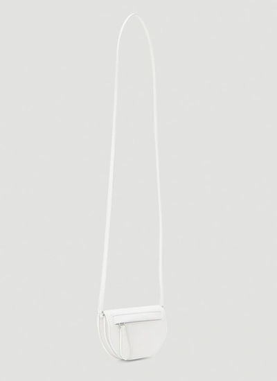 Shop Burberry Olympia Mini Shoulder Bag In White