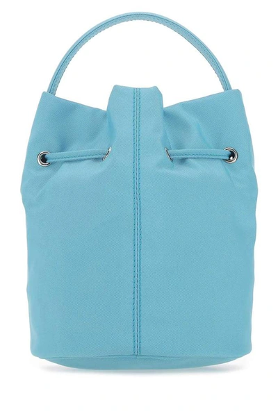 Shop Balenciaga Wheel Xs Bucket Bag In Blue