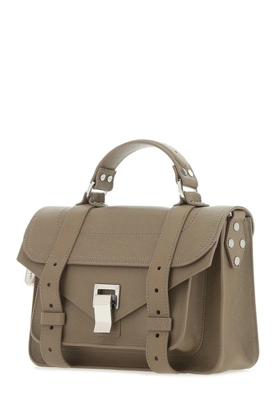 Shop Proenza Schouler Ps1 Tiny Shoulder Bag In Brown