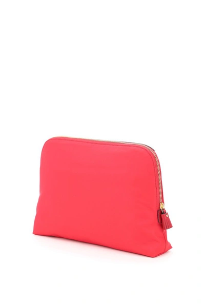 Shop Anya Hindmarch Lotions And Potions Clutch In Pink