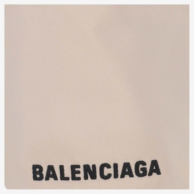 Shop Balenciaga Wheel Xs Bucket Bag In Beige