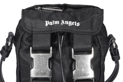 Shop Palm Angels Teddy Print Backpack In Black