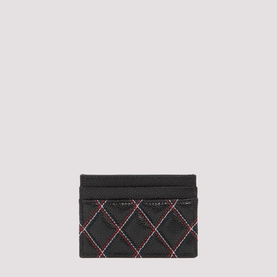 Shop Thom Browne Quilted Card Case In Black