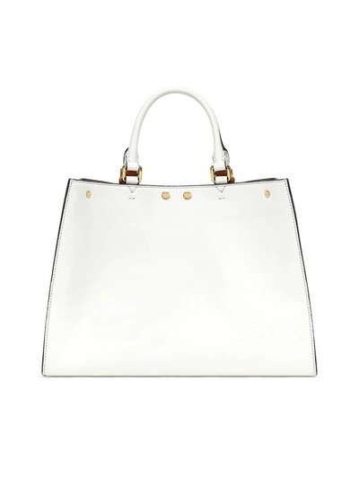 Shop Fendi Peekaboo Small X In White