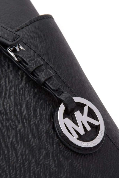 Shop Michael Michael Kors Jet Set Tote Bag In Black