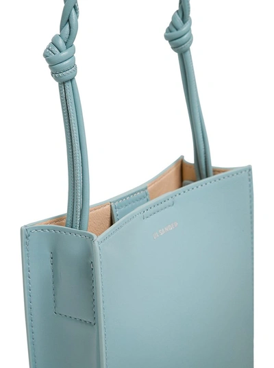 Shop Jil Sander Tangle Small Shoulder Bag In Blue