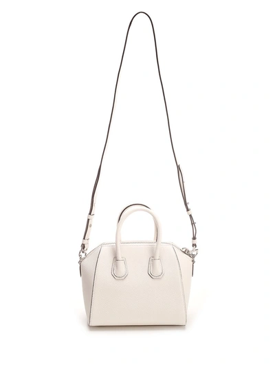 Shop Givenchy Antigona Mini Tote Bag In White