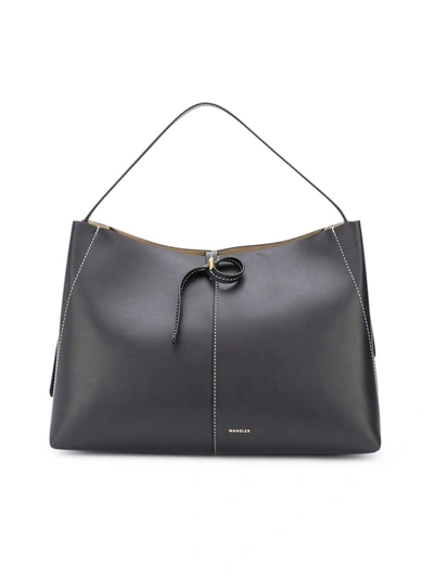 Shop Wandler Ava Medium Tote Bag In Black