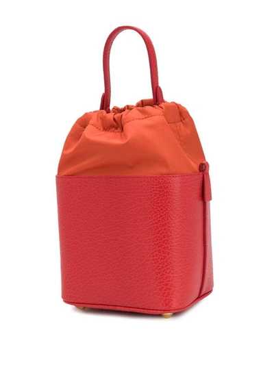 Shop Maison Margiela 5ac Bucket Bag In Orange