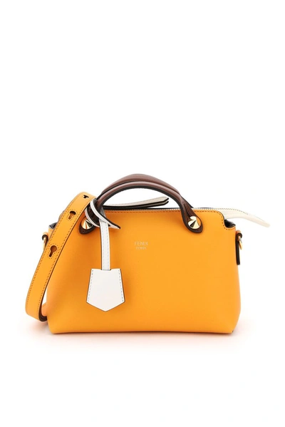 Shop Fendi By The Way Mini Tote Bag In Yellow