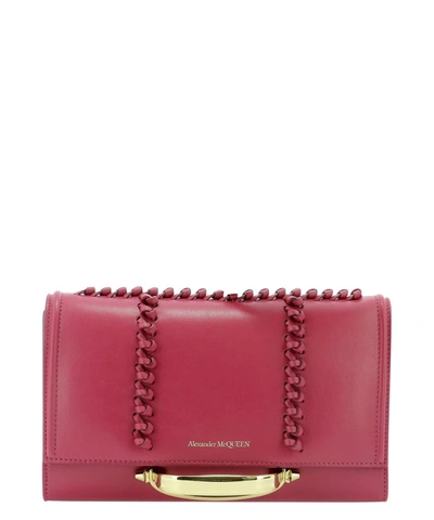 Shop Alexander Mcqueen The Story Clutch Bag In Red