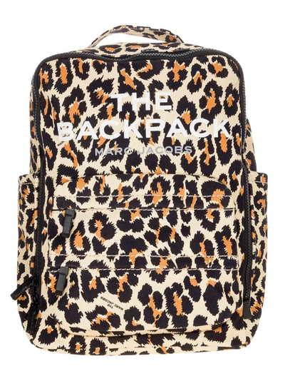 Shop Marc Jacobs The Leopard Backpack In Multi