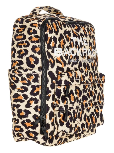 Shop Marc Jacobs The Leopard Backpack In Multi