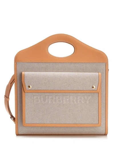 Shop Burberry Two In Beige