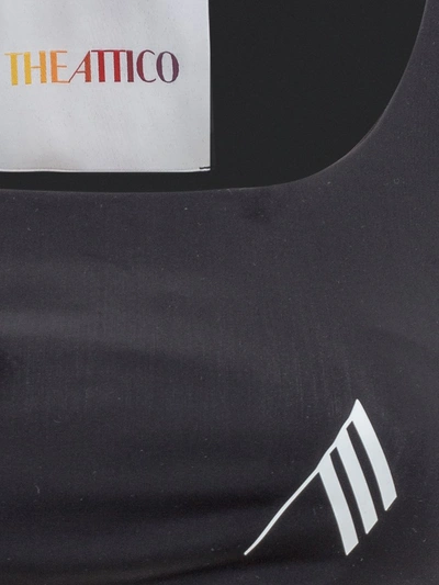 Shop Attico The  Logo Detailed Sports Bra In Black
