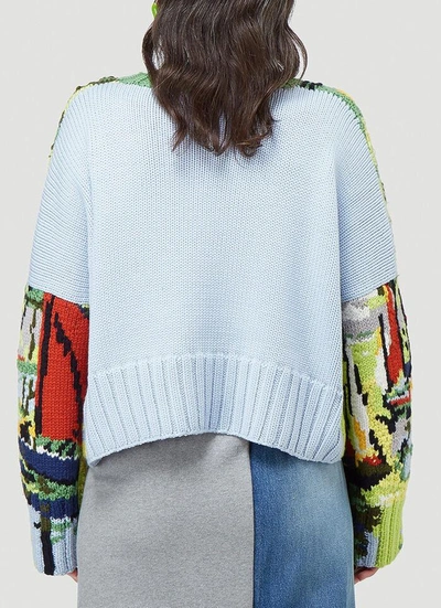 Shop Jw Anderson Sailboat Knitted Jumper In Multi