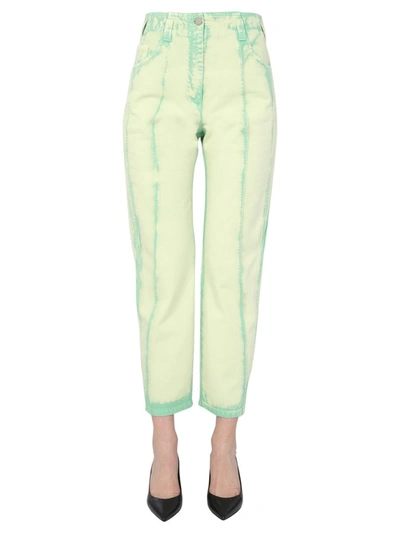 Shop Alberta Ferretti Sorbet Sky Dye Jeans In Green