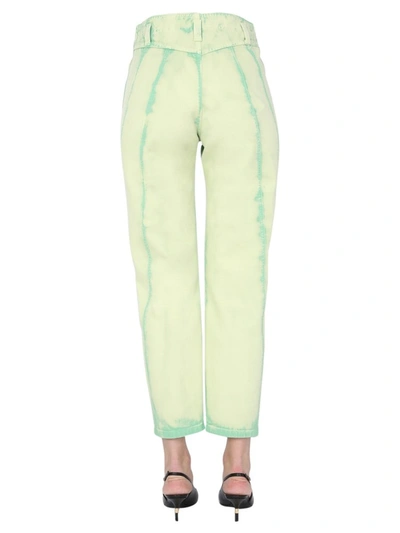 Shop Alberta Ferretti Sorbet Sky Dye Jeans In Green