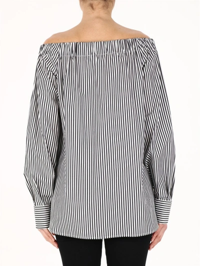 Shop Max Mara Striped Off In Multi