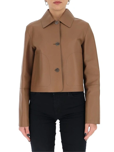 Shop Loewe Button In Brown