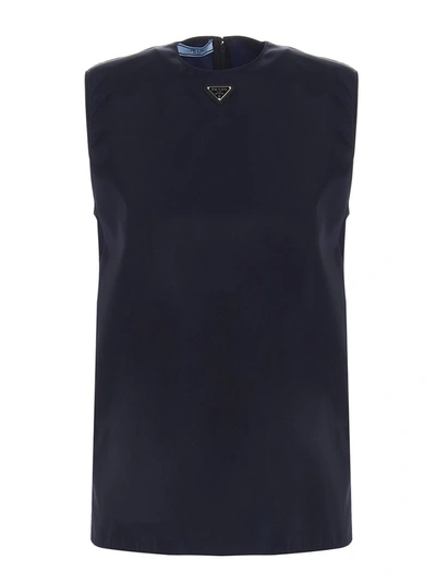 Shop Prada Re In Navy