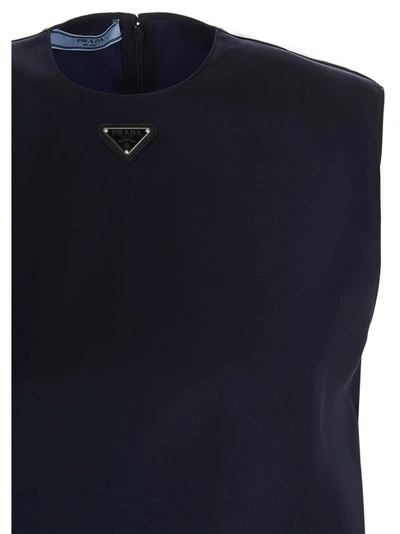 Shop Prada Re In Navy