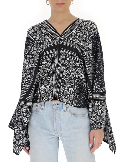 Shop See By Chloé Floral Patterned Blouse In Multi