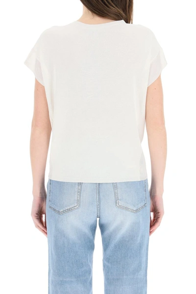 Shop Max Mara Studio Babila Knit Top In White