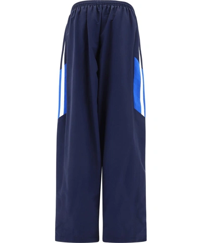 Shop Balenciaga Sporty B Jogging Pants In Blue
