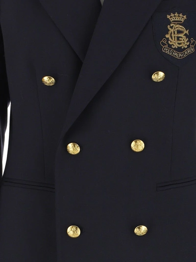 Shop Polo Ralph Lauren Monogram Double In Navy