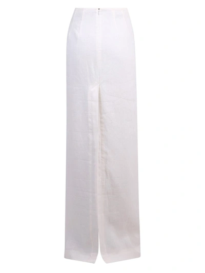 Shop Jacquemus La Jupe Novio Maxi Skirt In White