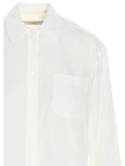 Shop Weekend Max Mara Logo Embroidered Shirt In White