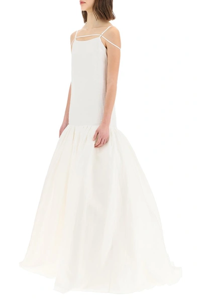 Shop Jacquemus La Robe Amour Maxi Dress In White