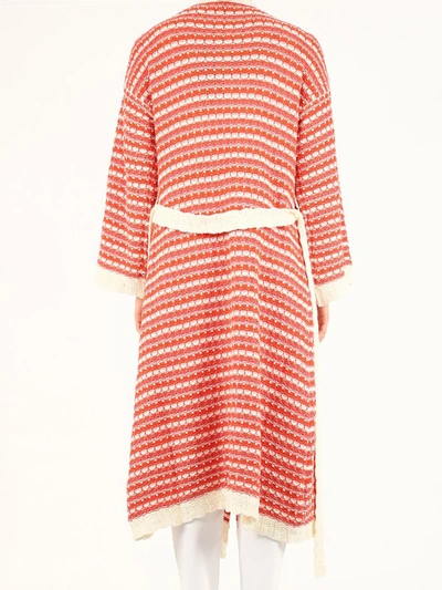 Shop Alanui Desert Summer Knit Kimono In Multi