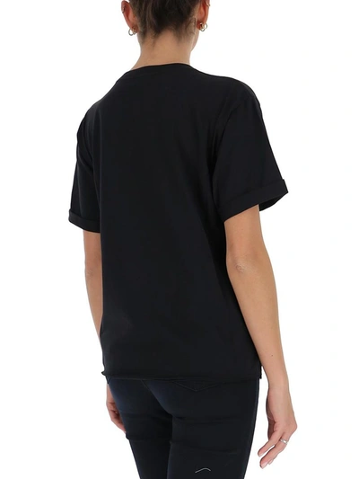 Shop Saint Laurent Logo Print T In Black