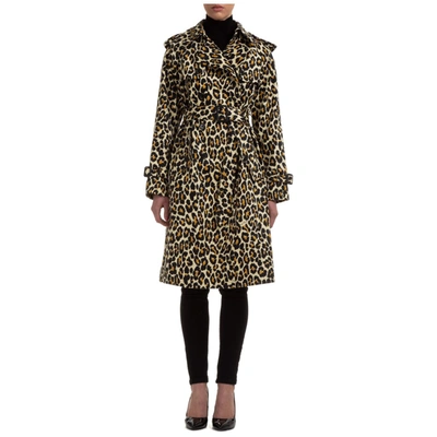 Shop Marc Jacobs The Trench Leopard Print Coat In Multi