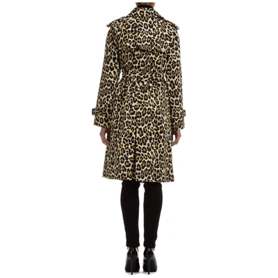 Shop Marc Jacobs The Trench Leopard Print Coat In Multi