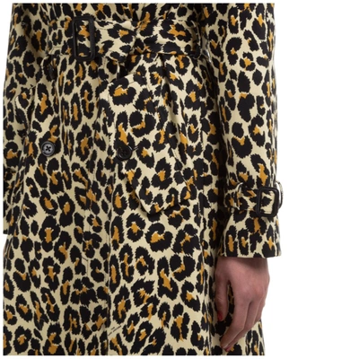 Shop Marc Jacobs The Trench Leopard Print Coat In Multi