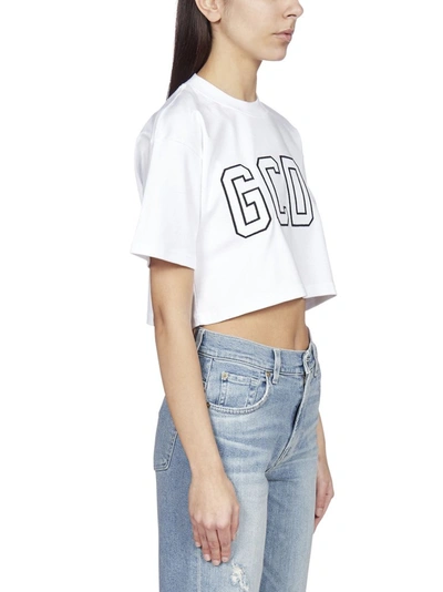 Shop Gcds Logo Cropped T In White