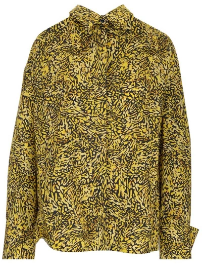 Shop Givenchy Animal Print Oversized Shirt In Multi