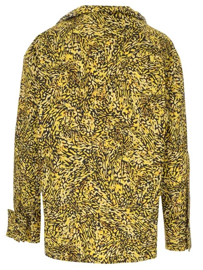 Shop Givenchy Animal Print Oversized Shirt In Multi