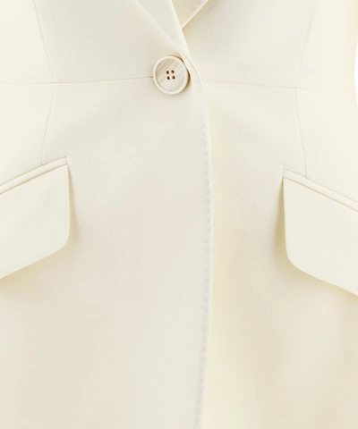 Shop Alexander Mcqueen Single Breasted Blazer In White