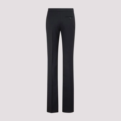 Shop Alexander Mcqueen Straight Leg Tailored Trousers In Black