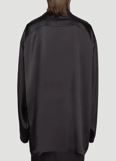 Shop Balenciaga Fluid Shirt In Black