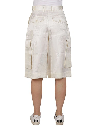 Shop Jw Anderson Wide Leg Cargo Shorts In White