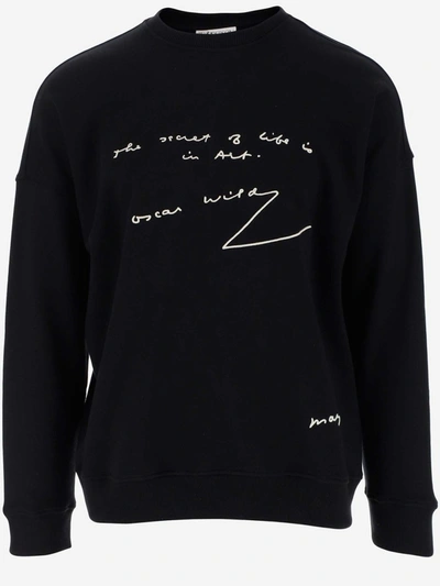 Shop Jw Anderson Oscar Wilde Sweatshirt In Black