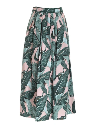 Shop Weekend Max Mara Eguale Pleated Skirt In Multi