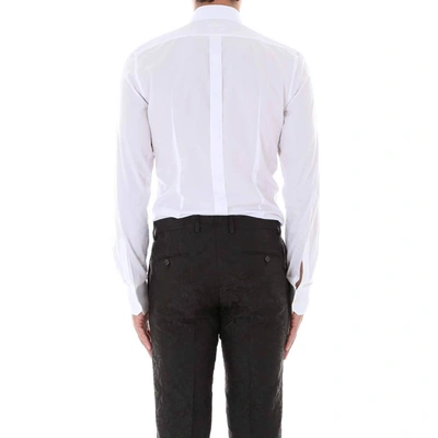 Shop Dolce & Gabbana Classic Tailored Shirt In White