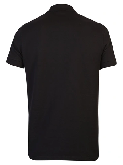 Shop Givenchy Logo Print Polo Shirt In Black