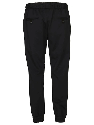 Shop Dolce & Gabbana Relaxed Drawstring Sweatpants In Black